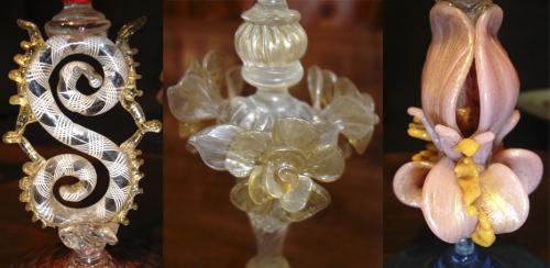 A Set of Seven Murano Crystal Stemware Goblets No. 2906 A Set of Seven Murano Crystal Stemware Goblets No. 2906