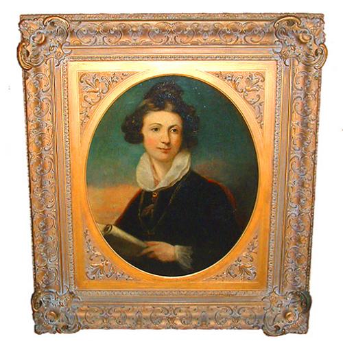 A 19th Century English Portrait of a Lady No. 2369 A 19th Century English Portrait of a Lady No. 2369