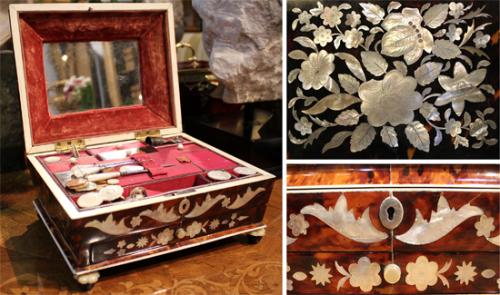 A 19th Century Tortoiseshell Tea Caddy No. 3949 A 19th Century Tortoiseshell Tea Caddy No. 3949