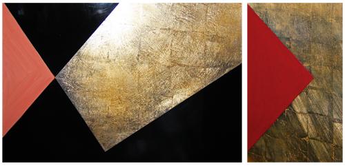 A Six-Panel Large Art Deco Style Lacquer Screen No. 4289 A Six-Panel Large Art Deco Style Lacquer Screen No. 4289