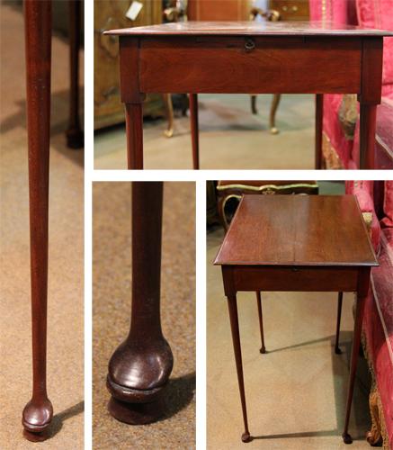 An 18th Century English Mahogany English Side Table No. 4340 An 18th Century English Mahogany English Side Table No. 4340