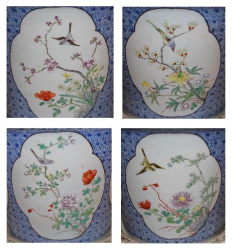 A Pair of 19th Century Chinese Jardineres No. 4386 A Pair of 19th Century Chinese Jardineres No. 4386