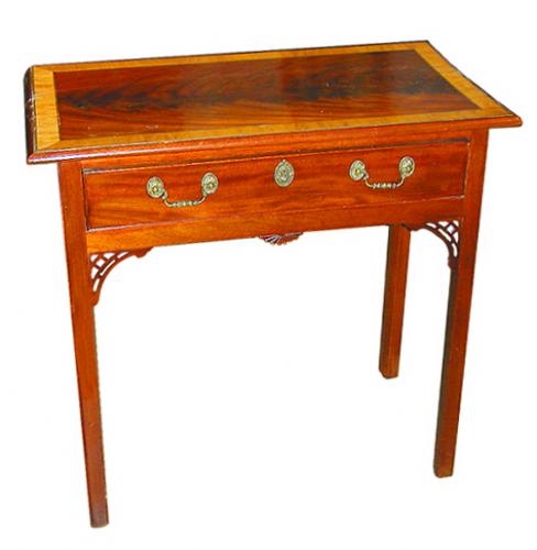 A 19th Century English Regency Mahogany One-Drawer Side Table No. 607