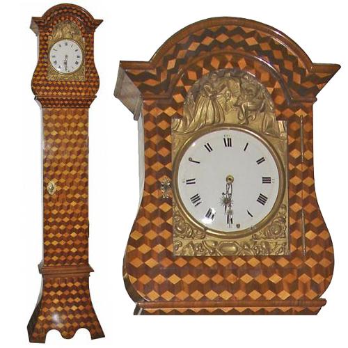 A 18th Century FrenchLouis XV Marquetry Long Case Clock No. 3151