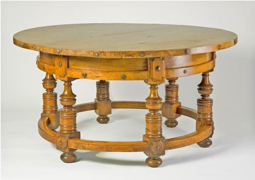 The “Benedictine” Rusticated Country Breakfast or Center Table No. 799