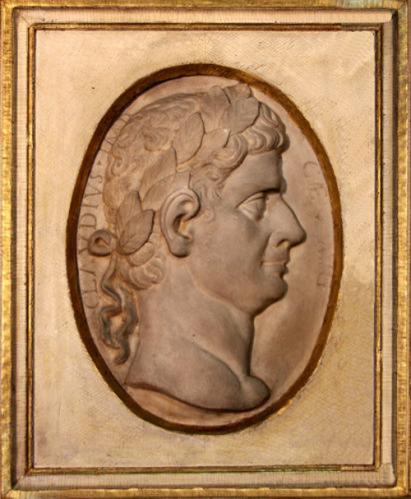 A 19th Century Italian Marble Plaque of the Roman Emperor Claudius No. 4134