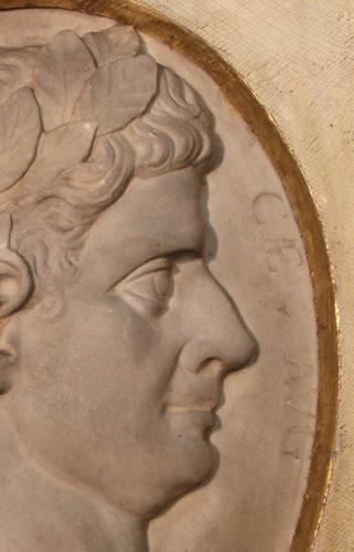 A 19th Century Italian Marble Plaque of the Roman Emperor Claudius No. 4134