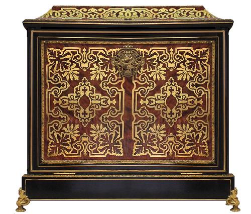 19th Century French Boullework Letter Box No. 4120