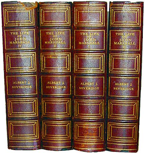 A 1919 Set of Four Volumes of The Life of John Marshall (b.1755-d.1835) No. 2175