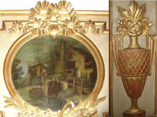 A French Louis XVI Trumeau Mirror No. 1848