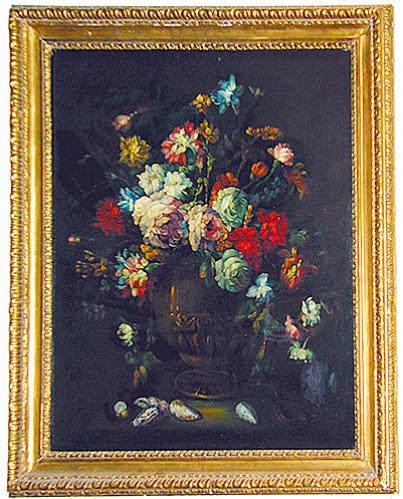 A 19th Century Oil on Canvas, Floral Still Life No. 558