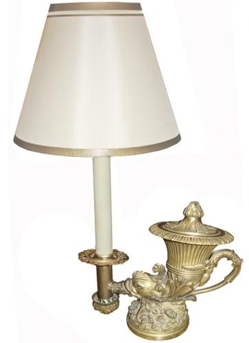 A 19th Century Brass French Oil Lamp No. 3241