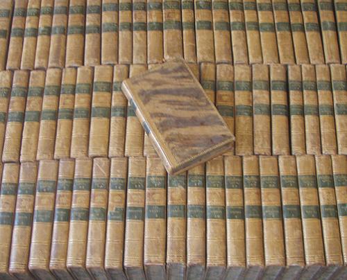 A Collection of 69 Antique Leatherbound Books by Voltaire, 1785 No. 3709