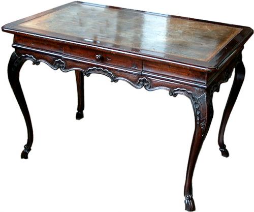 A 19th Century French Louis XIV Fruitwood Writing Table No. 610