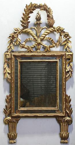 An 18th Century Italian Louis XVI Giltwood Mirror No. 3740