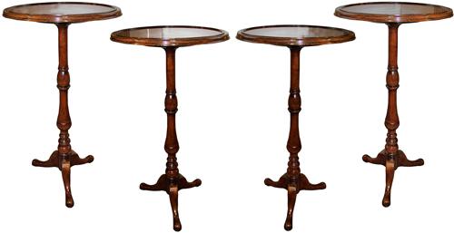 A Set of Four 19th Century Italian Walnut Side Tables No. 4275
