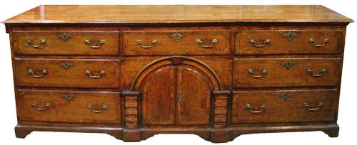 An Unusual Early 18th Century English Oak Sideboard No. 3215