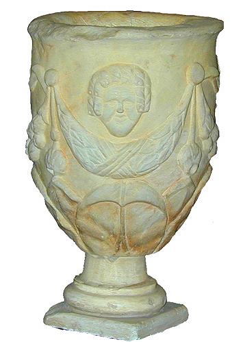 A Carved 18th Century Roman Marble Urn No. 2128